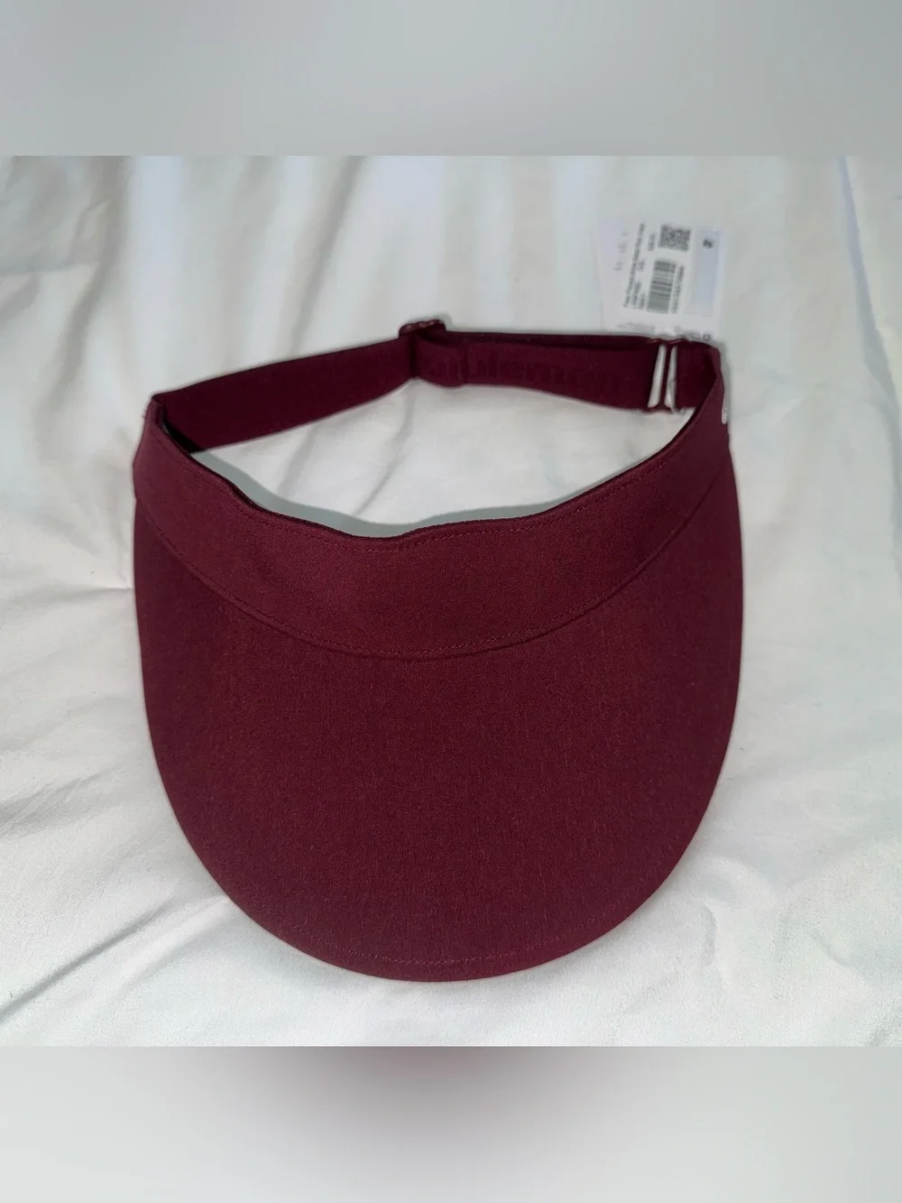 lululemon Fast Pace Wide Band Run Visor - Burgundy Bay